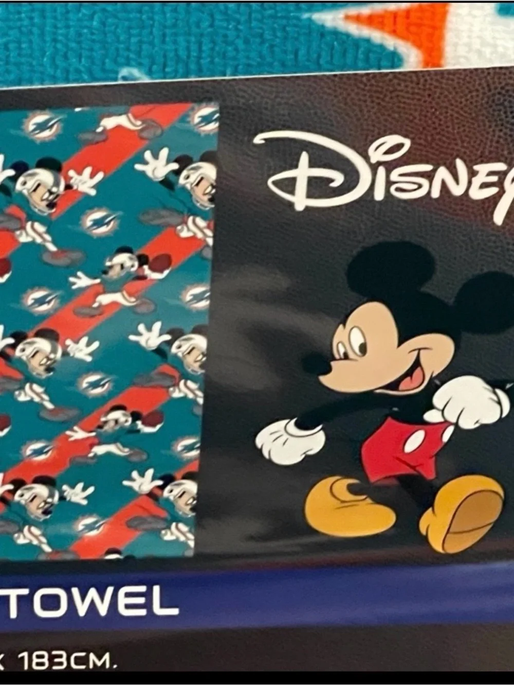 NFL Miami Dolphins Beach Towel Mickey Dolphins Beach Towel Football
